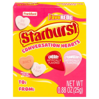 Starburst Conversation Hearts - .88 OZ - Image 1