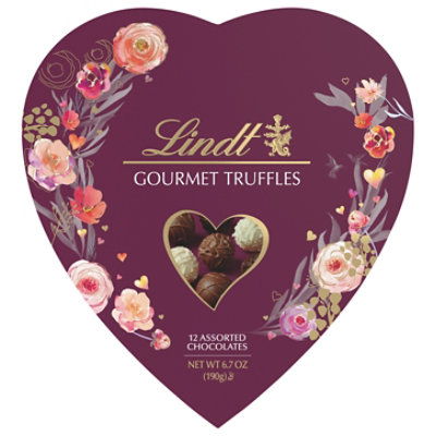 Valentine Gourmet Truffles Heart - 6.7 OZ - Image 1