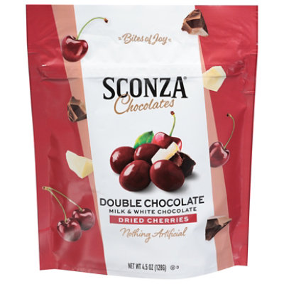 Sconza Double Chocolate Dried Cherries - 4.5 OZ - Image 3