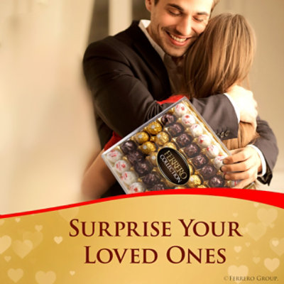 Ferrero Collection Fine Assorted Confections Valentines Day Ribbon Heart Gift Box 12 pc - 4.6 Oz - Image 2