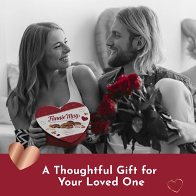 Fannie May Milk Chocolate Caramel & Pecans Premium Mini Pixies Heart Box Valentine’s Day - 6.1 Oz - Image 2