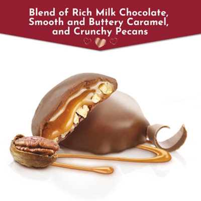 Fannie May Premium Mini Pixies Heart Box Milk Chocolate Caramel-Pecans Valentine’s Day - 6.1 Oz - Image 4