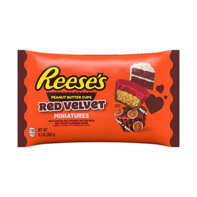 Valentine Reese Red Velvet Peanut Butter Chocolate Mini - 9.3 OZ - Image 1