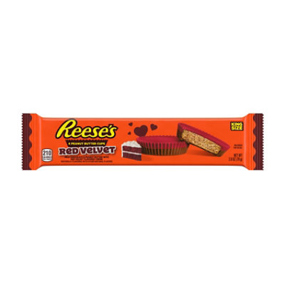 Valentine Reese Red Velvet Peanut Butter Chocolate King Size - 2.8 OZ - Image 1