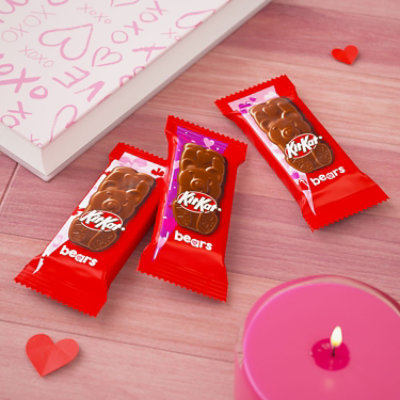 Kit Kat Milk Chocolate Wafer Snack Size Bears Valentine's Candy Bag - 8.85 Oz - Image 5