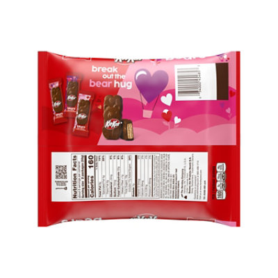 Kit Kat Milk Chocolate Wafer Snack Size Bears Valentine's Candy Bag - 8.85 Oz - Image 2