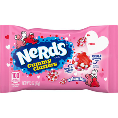 Nerds Valentine Gummy Clusters Candy Share Pack - 3 Oz