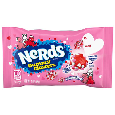 Nerds Clusters Valentine Share Pack - 3 OZ - Image 1