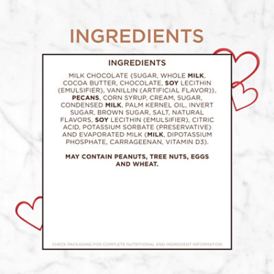 Russell Stover Pecan Delight Red Foil Heart - 7.2 OZ - Image 3