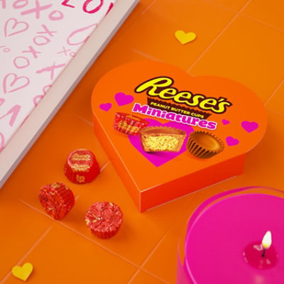 Valentine Reese Peanut Butter Chocolate Mini Heart Box Mini - 3.6 OZ - Image 4