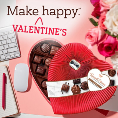 Russell Stover Diamond Br Heart - 10 OZ - Image 5