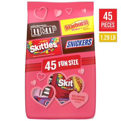Mixed Chocolate Sugar Variety Funsize Valentine - 20.77 OZ - Image 1