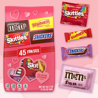 Mixed Chocolate Sugar Variety Funsize Valentine - 20.77 OZ - Image 3