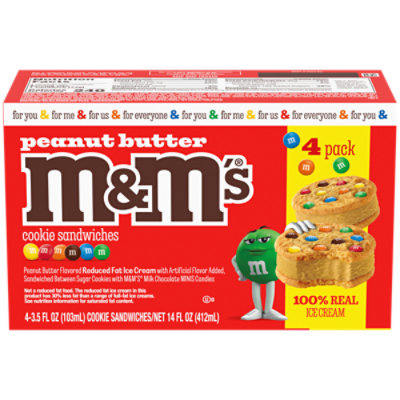 M&ms Peanut Butter Ice Cream Sandwich 4 -3.5 Fz - 4-3.5FZ - Image 4