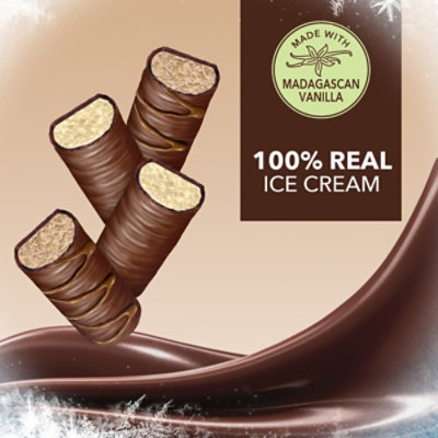 DOVE Vanilla & Mocha Ice Cream Mini Milk Chocolate Ice Cream Bars - 10 Count - Image 4