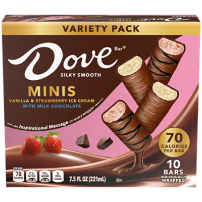 Dove Milk Chocolate Strawberry Frozen Bar - 7.5 FZ - Image 2