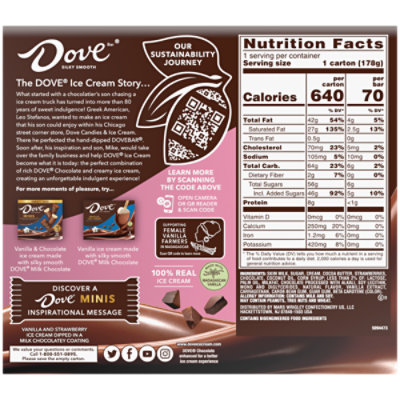 Dove Milk Chocolate Strawberry Frozen Bar - 7.5 FZ - Image 5