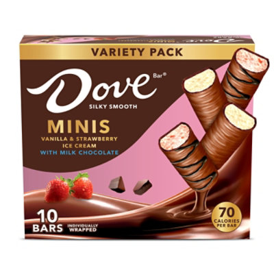 Dove Milk Chocolate Strawberry Frozen Bar - 7.5 FZ - Image 1