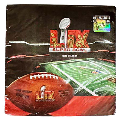 Amscan Super Bowl Lunch Napkin - 16 Count - Image 1