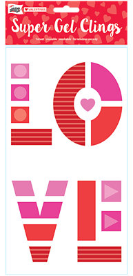 Mello Smello Love Letters Gel Cling 6 x 12 Inch- Each - Image 1