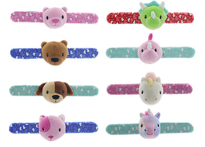 Signature Select Plush Slap Bracelets Styles May Vary - 2 Count - Image 1