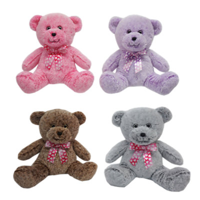 Signature Select 10 Inch Ribbon Teddy Plush Colors May Vary - Each - Image 1