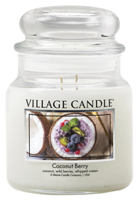 Village Candle Coconut Berry Jar Candle - Each - Image 1