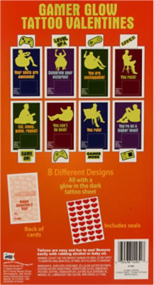 Mello Smello Gamer Tattoo Card Kit - 32 Count - Image 3