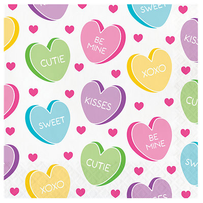 Signature Select Sweet As Candy Lunch Napkins - 16 Count - Image 1