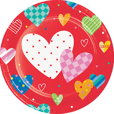 Signature Select Vivacious Valentine Dinner Plates - 8 Count - Image 1