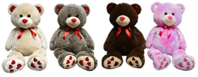 Signature Select 43 Inch Bear with Heart Feet Colors May Vary - Each - Image 1