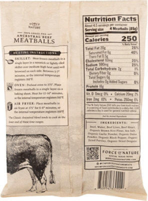 Force Of Nature Gf Classic Meatballs 14 Oz - 14 OZ - Image 5