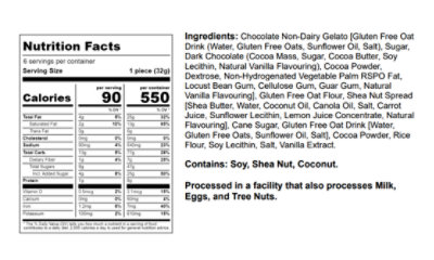 Doughlicious Chocolate Truffle Cookie Dough Gelato Bites - 6 - 6.77 Oz - Image 3