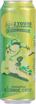 2 Towns Ciderhouse Pineapple Cosmic Crisp Single Can 19.2 Fl. Oz. - 19.2 FZ - Image 3