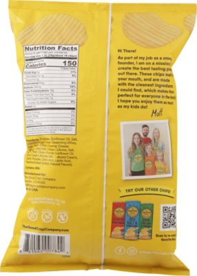 Good Crisps Crinkle Cheddar Sour Cream 5.5oz - 5.5 OZ - Image 6