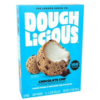 Doughlicious Bites Gelato Chocolate Chip Cookie Dough - 6.77 OZ - Image 1