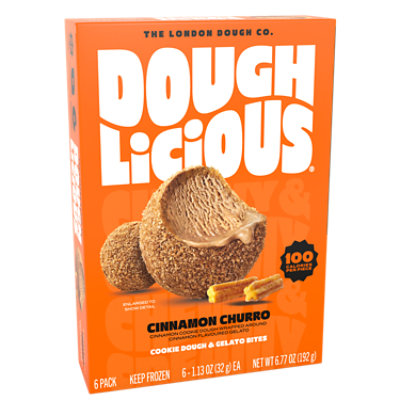 Doughlicious Bites Gelato Cinnamon Churro Cookie Dough - 6.77 OZ - Image 1