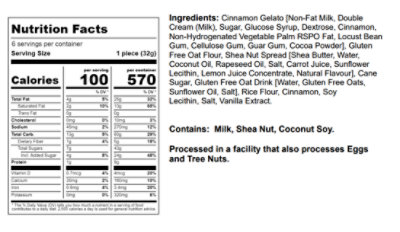 Doughlicious Bites Gelato Cinnamon Churro Cookie Dough - 6.77 OZ - Image 3