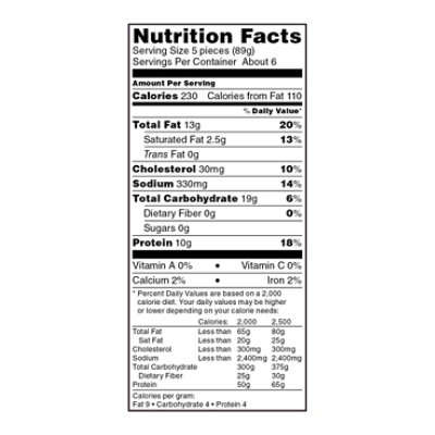 Yummy Gluten Free Chicken Breast Fries - 18 OZ - Image 4
