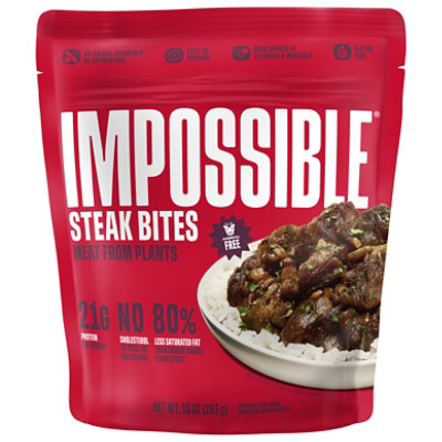 Impossible Steak Bites Meat From Plants 10 Oz - 10 OZ - Image 2