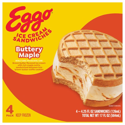Eggo Buttery Maple Ice Cream Sandwiches - 17 Oz - Image 2