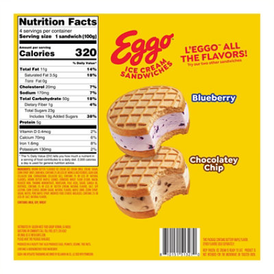 Eggo Buttery Maple Ice Cream Sandwiches - 17 Oz - Image 4