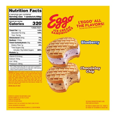 Kllgg Ice Cream Sandwich Eggo Buttery Maple 4-3 Fz 12 Fz - 4-3 FZ - Image 2