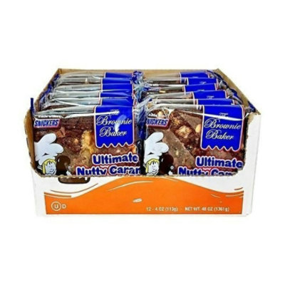The Brownie Baker Ultimate Nutty Caramel Brownie, 4 Ounce (Pack of 12) - Image 2