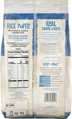 Nature's Path Organic Puffed Rice Whole Grain Breakfast Cereal - 6 Oz (Pack of 12) - Image 2