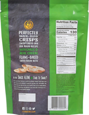 Stonefire Parmesan Garlic Naan Crisps - 6 OZ (Pack of 12) - Image 4