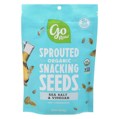 Go Raw Sea Salt & Vinegar Snacking Seeds - 4 Oz (Pack of 10) - Image 2