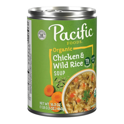 Pacific Foods Organic Chicken and Wild Rice Soup - 16.3 Oz (Pack of 12) - Image 1
