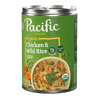 Pacific Foods Organic Chicken and Wild Rice Soup - 16.3 Oz (Pack of 12) - Image 3