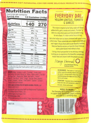 Maya Kaimal Dal Yellow Lentil Tomato Garlic - 10 OZ (Pack of 6) - Image 2